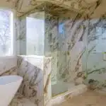 salle de bain marbre blanc 1